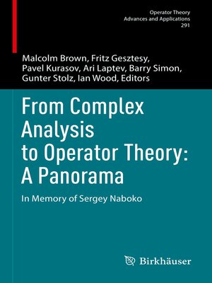 cover image of From Complex Analysis to Operator Theory